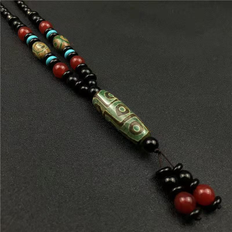 厂家大量批发玛瑙玉髓天珠毛衣链,送家人送朋友一手货源量大从优