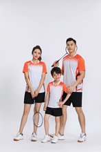 2021综合训练羽毛球服套装男队服印制短袖乒乓球网球运动服装女士
