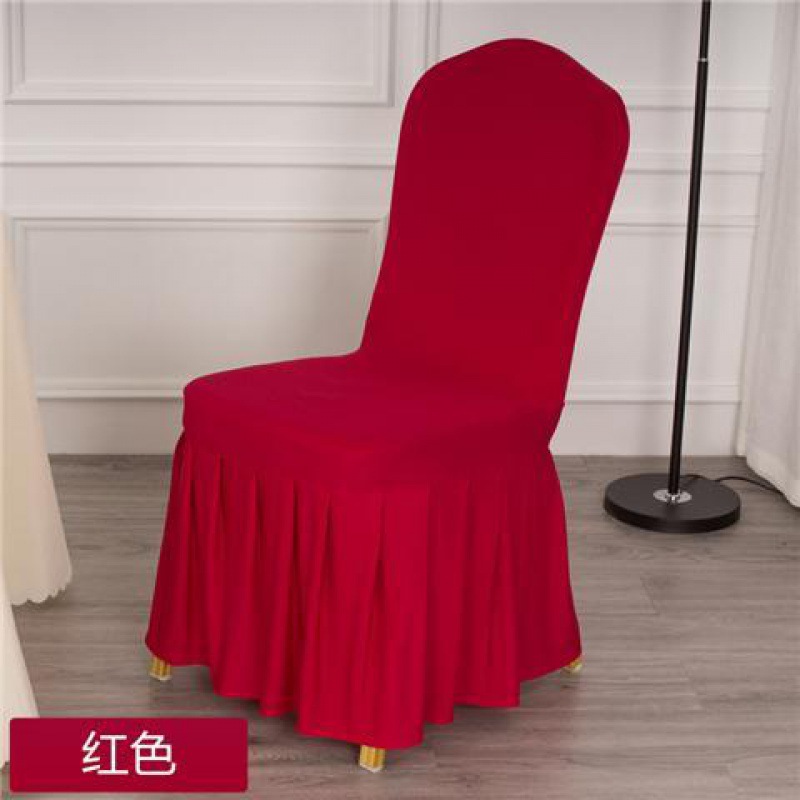 Chair Cover Elastic Stool Cover Hotel Hotel Banquet Wedding Conference Restaurant Hotel Chair Cover Universal Wholesale