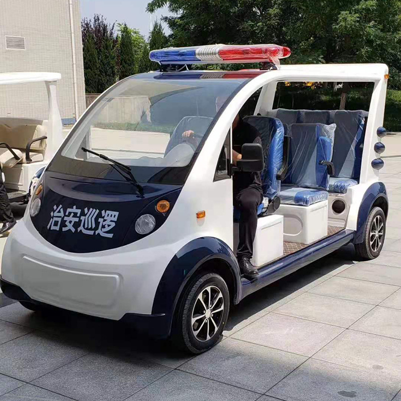 电动巡逻车景区旅游观光车保安巡查车小区物业四轮封闭电动巡视车