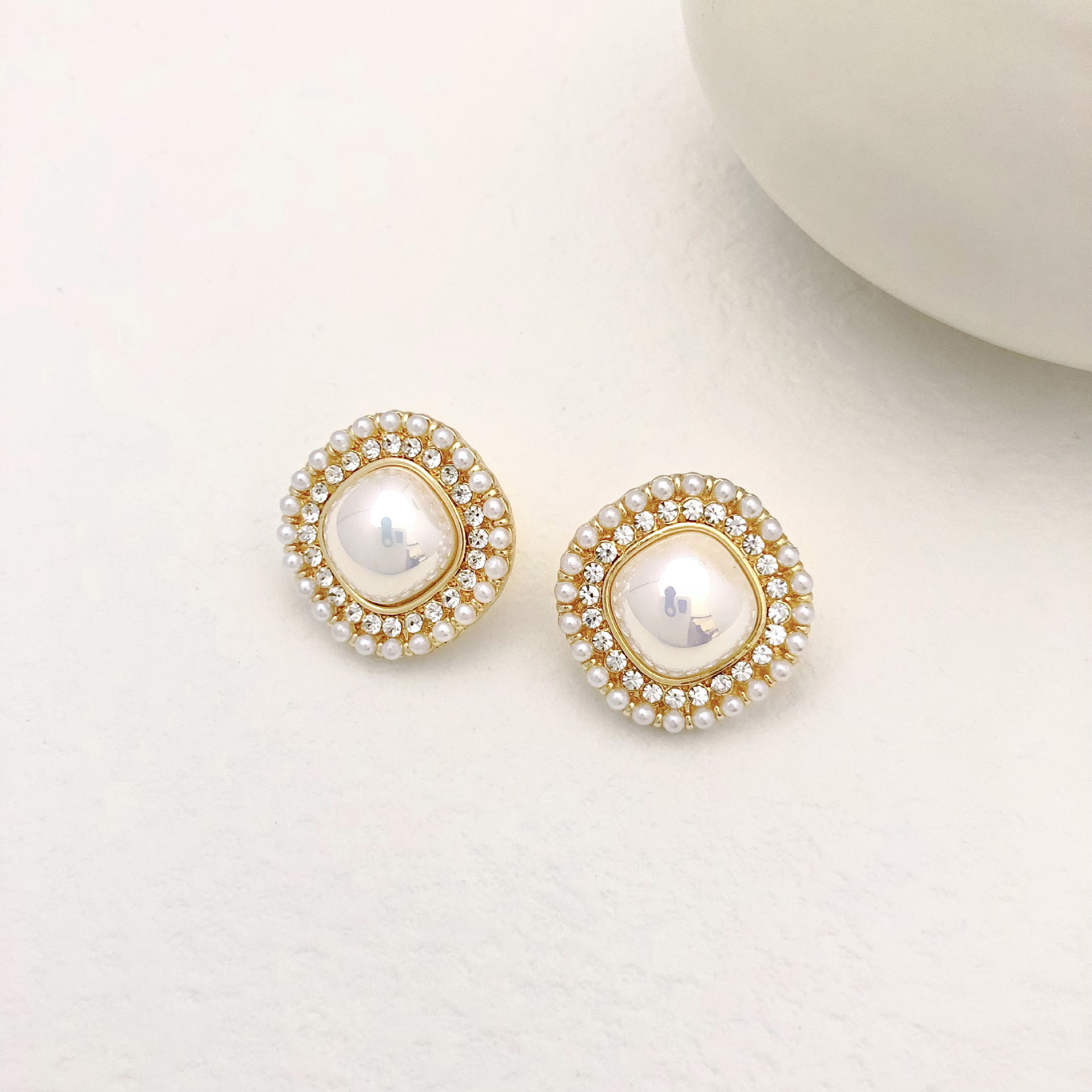 卡拉美拉新款甜美网红时尚气质个性夸张韩风ab字母款耳环5580-报价