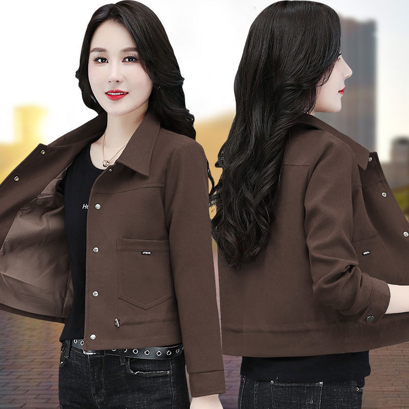Short Long Sleeve Top Chanel Coat Female 2023 This Year's New Early Spring Clothes Slim High Sense All-Match Super Hot