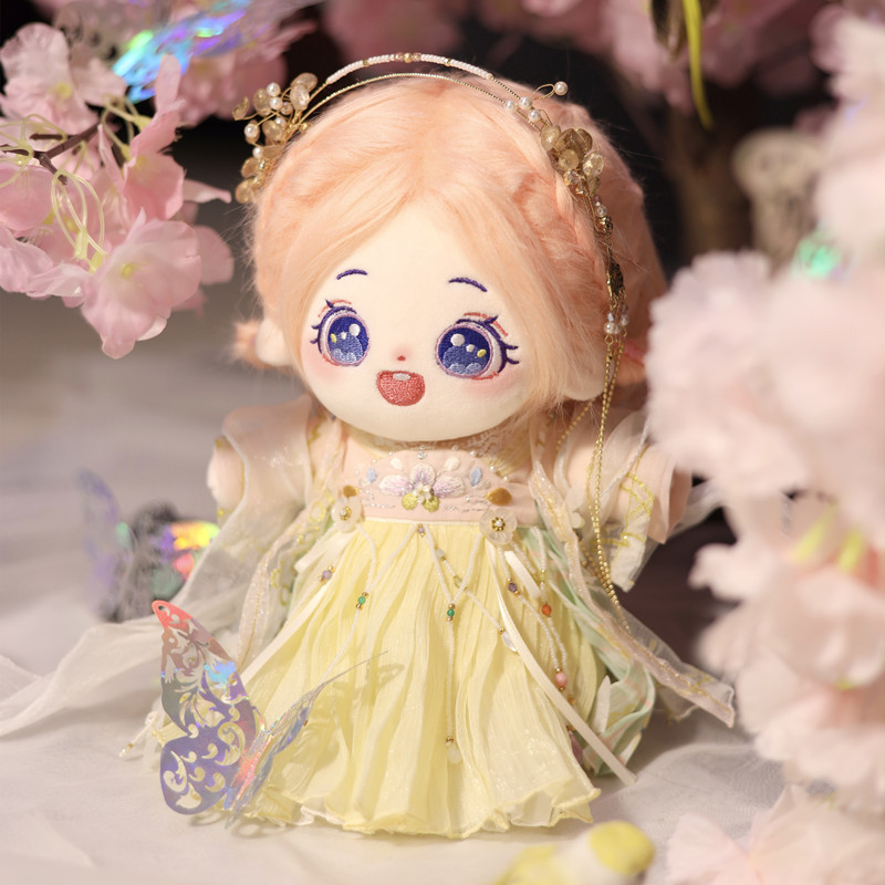 正品田曦薇骨架棉花娃娃20cm裸女孩闺蜜礼物【含出生证】-阿里巴巴