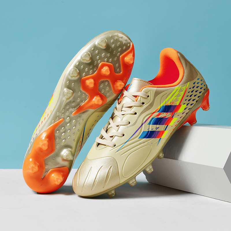 儿童足球鞋男ag长钉tf碎钉大童男童学生训练鞋猎鹰刺客鞋梅西c罗