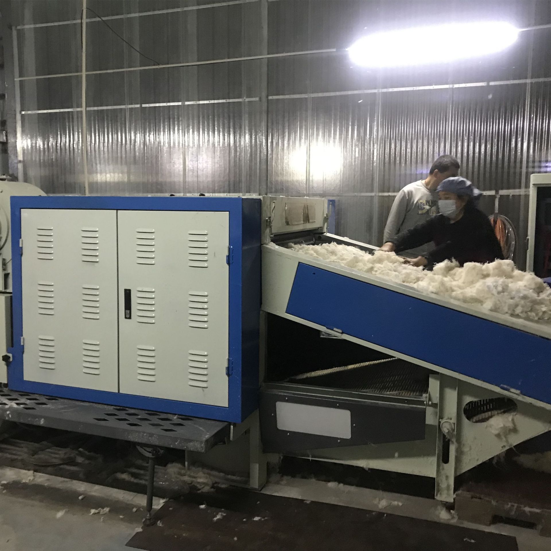 新式旧衣服开花机省电开花机生产线针刺用棉开花机