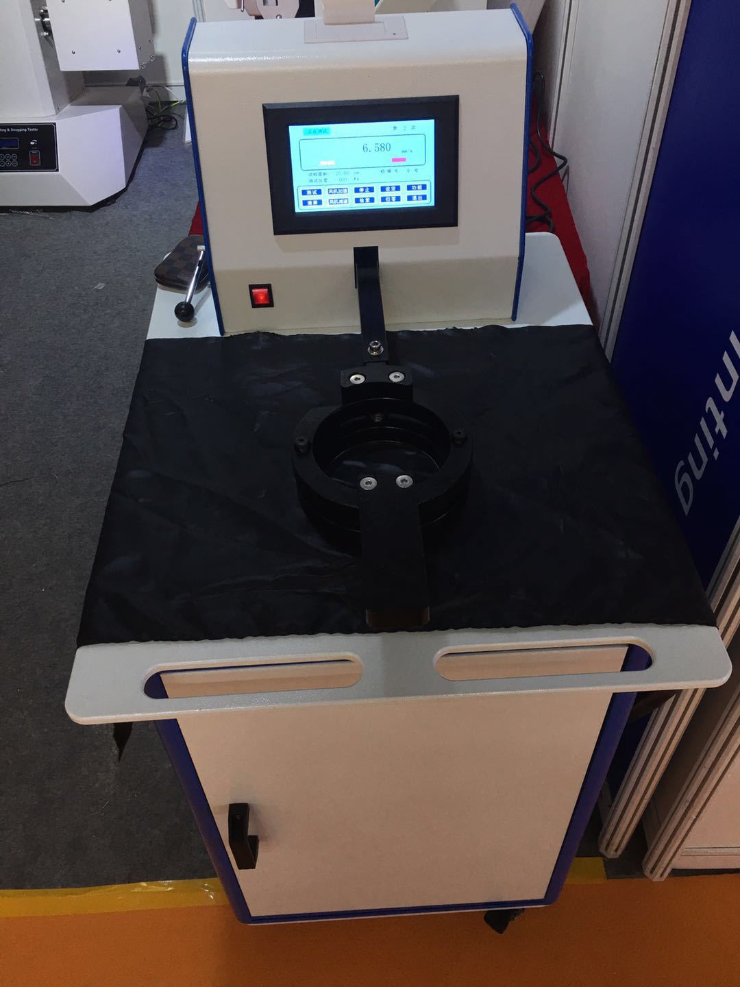 涂层面料透气性测试仪/羽绒服面料透气测试仪/面料透气量测试仪