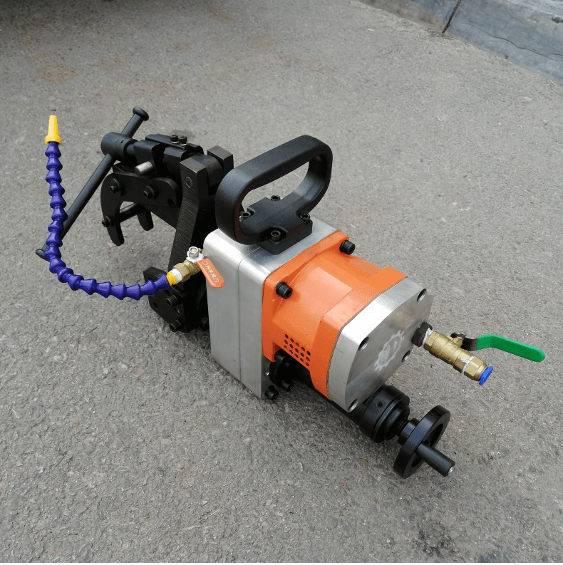 矿用轻轨钢轨钻孔机 xqz-32气动轨道钻无火花轨道打孔机博安牌