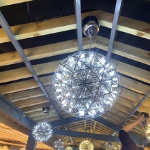 吊灯店铺商用火花球满天星奶茶店餐厅专用网红酒吧创意艺术装饰灯