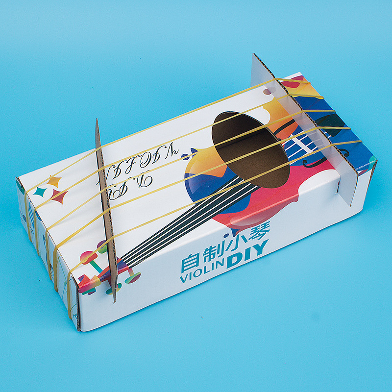 自制小琴 幼儿园小学手工diy科技小制作音乐科学实验教具材料包新