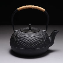 日系铁壶网虫日式极简风铸铁茶壶烧水生铁壶单壶手工老铁壶煮茶器