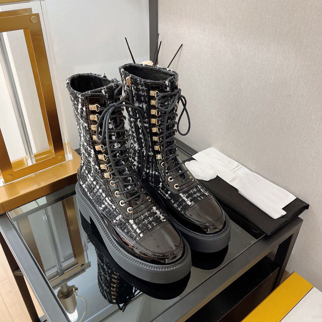 马丁靴欧美机车靴图片