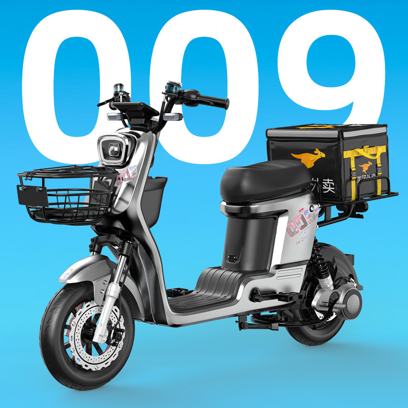 格士铃电动自行车新国标009外卖专用可上牌高端锂电池长跑电瓶车