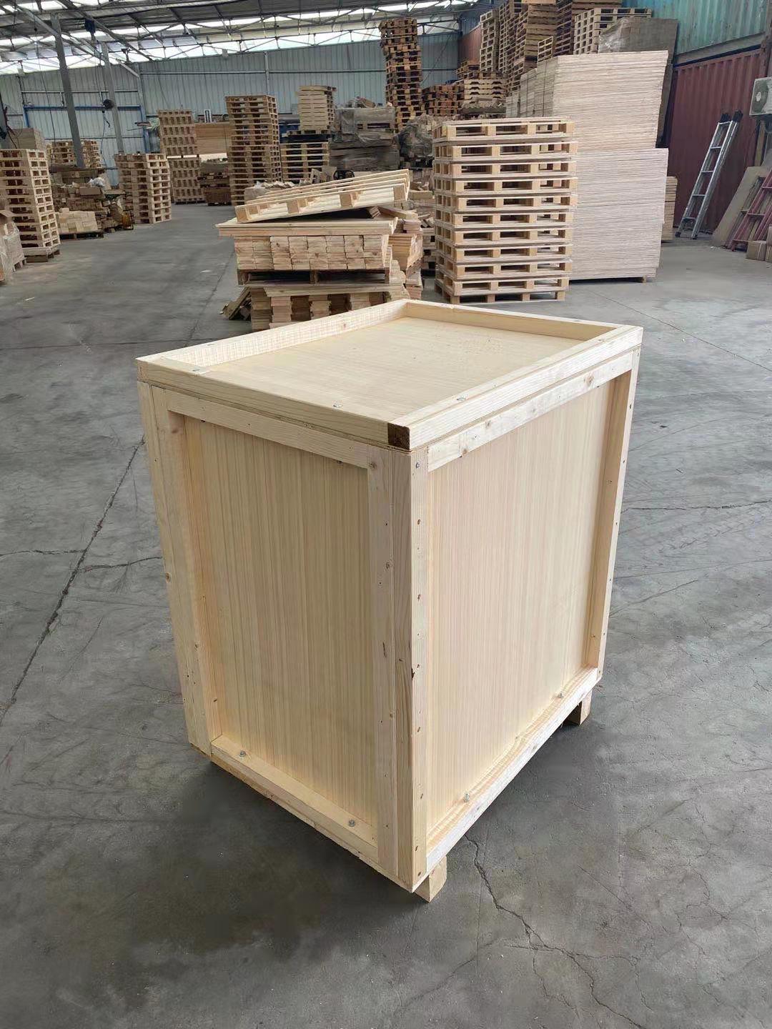 青岛开发区木箱厂 大型设备外包装来图制作免熏蒸出口包装箱出售