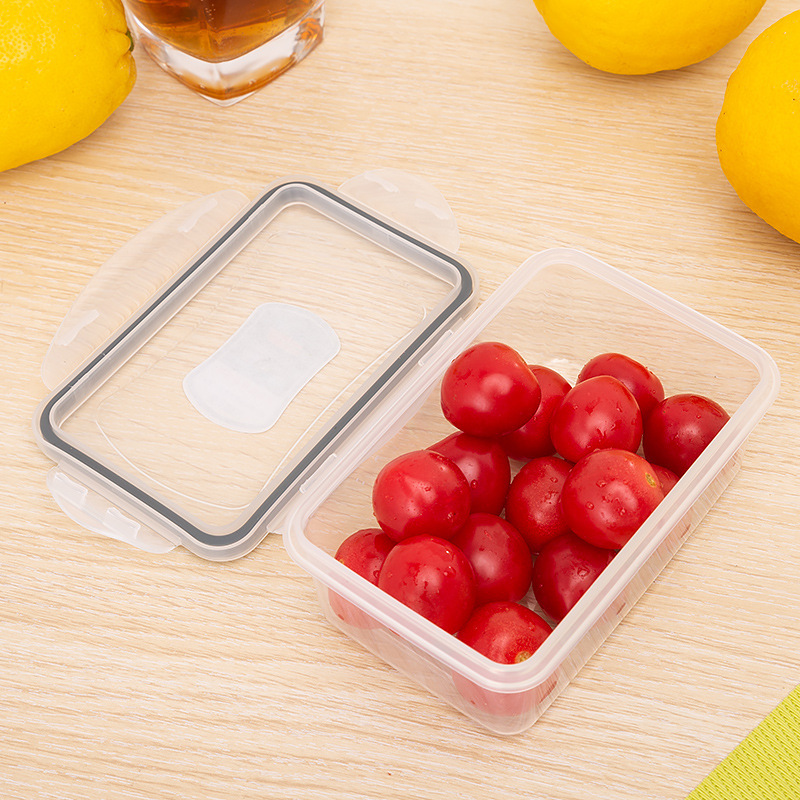 长方形迷你高透明pp塑料保鲜盒留样盒食品包装盒乐扣保鲜盒