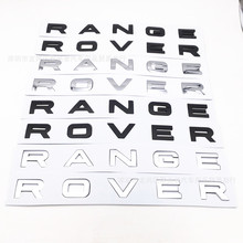 适用路虎车标RANGE ROVER机盖标贴极光揽胜运动版前后英文标志