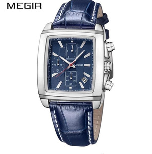 一件代发美格尔megir男表运动手表假三眼夜光男士腕表1010g-阿里巴巴