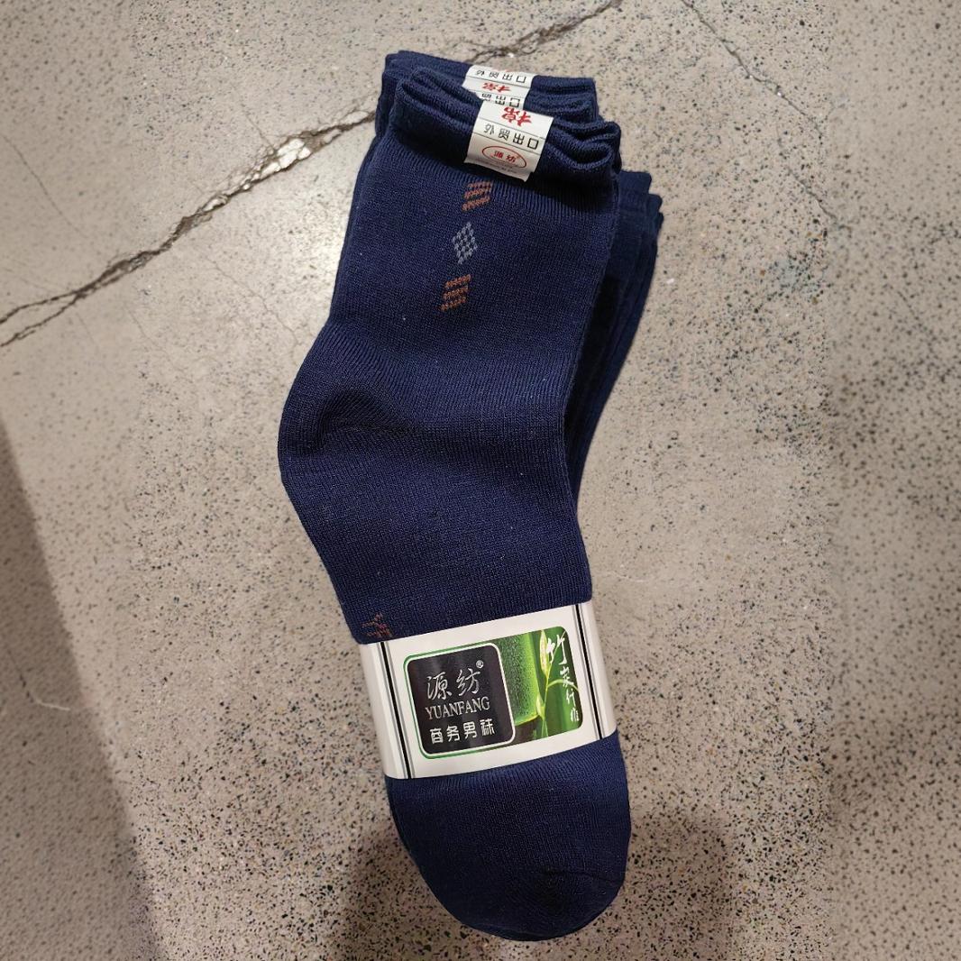 中腰男士棉袜 秋冬季厚款中老年人舒适耐磨袜销售清仓处理劳保袜