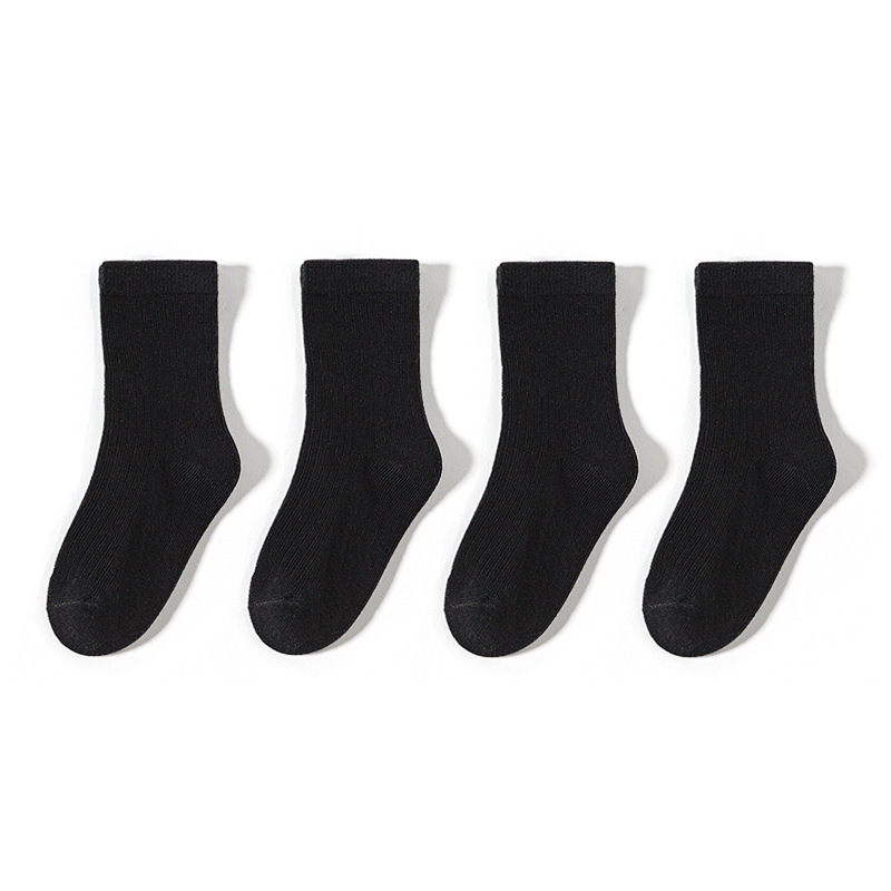 Kid's Socks 2023 New Comfort Breathable Multi-Color Wide Stripe Baby Short Socks Autumn and Winter Male and Female Baby Mid-Calf Cotton Socks