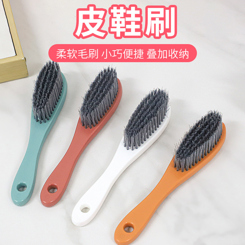 Leather Shoe Brush Factory Price Shoe Brush Shoe Brush Household Cleaning Dust Pig Bristle Brush Leather Shoes Oiling Multifunctional Maintenance Brush