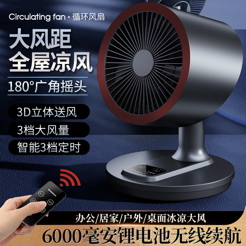 New USB Rechargeable Desk Lamp Fan Outdoor Dormitory Little Fan Household Office Desk Surface Panel Electric Fan Electronic Fan