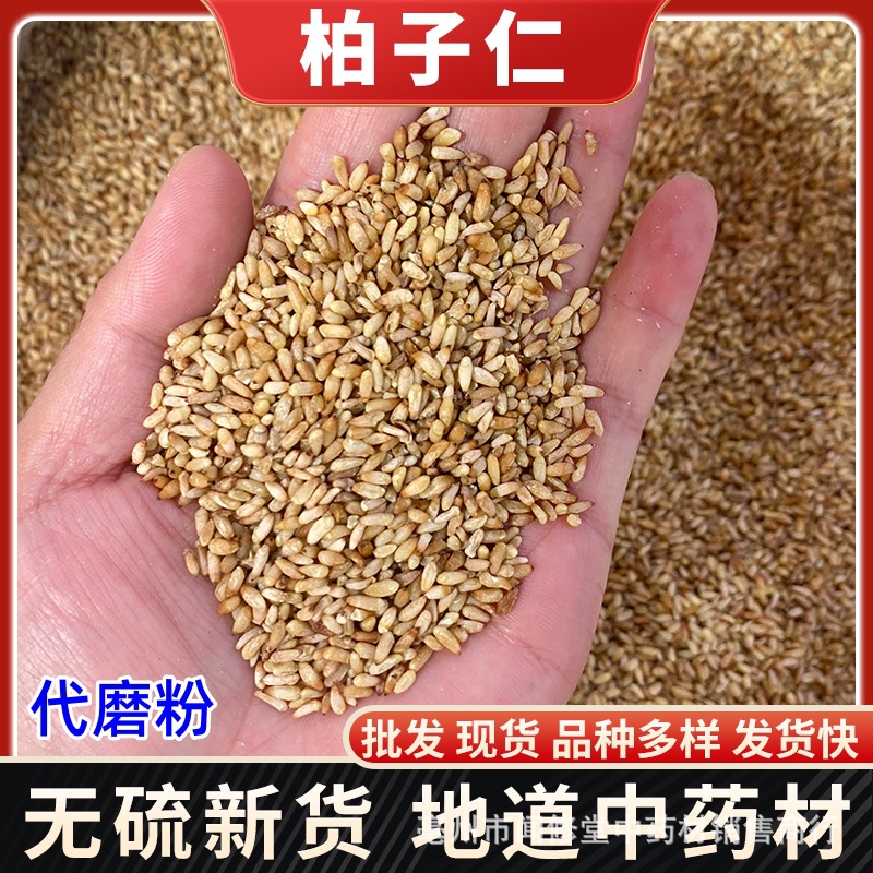 新货柏子仁中药材批发 干净无杂柏子仁 无壳带壳产地货源承接大货