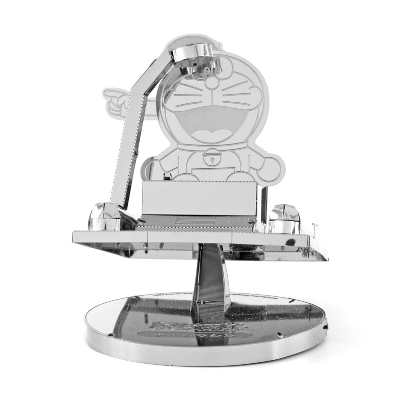 爱拼金属拼装模型diy拼图 动漫机器猫哆啦a梦时光机 新款