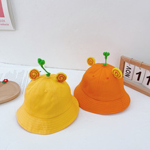 儿童帽子日系可爱兔耳朵青蛙萌系渔夫帽卡通盆帽学生安全小黄帽潮