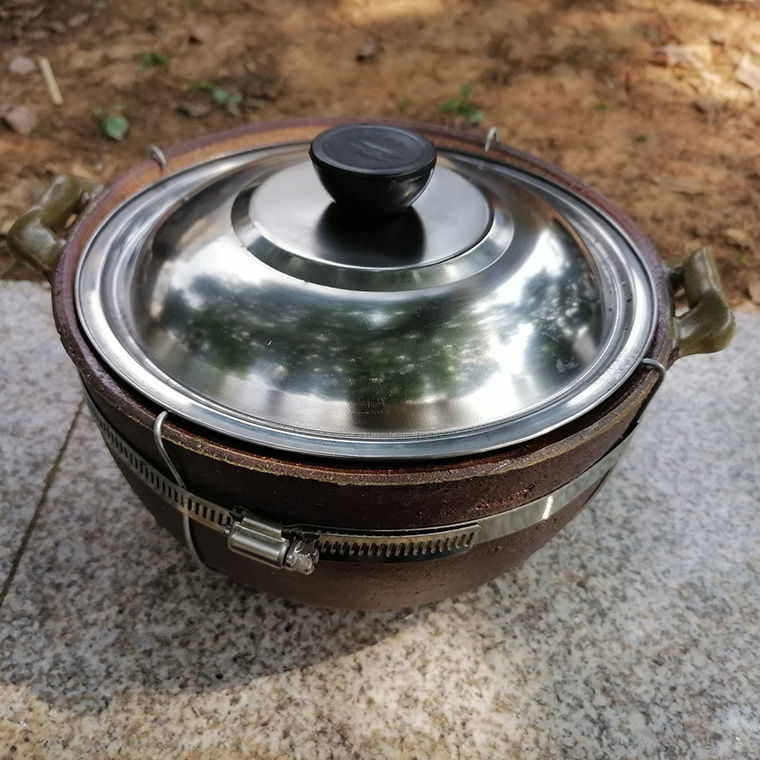 土砂锅绑铁丝配打边炉老式粗砂锅瓦罐牛羊肉涮火锅潮汕砂锅粥砂锅