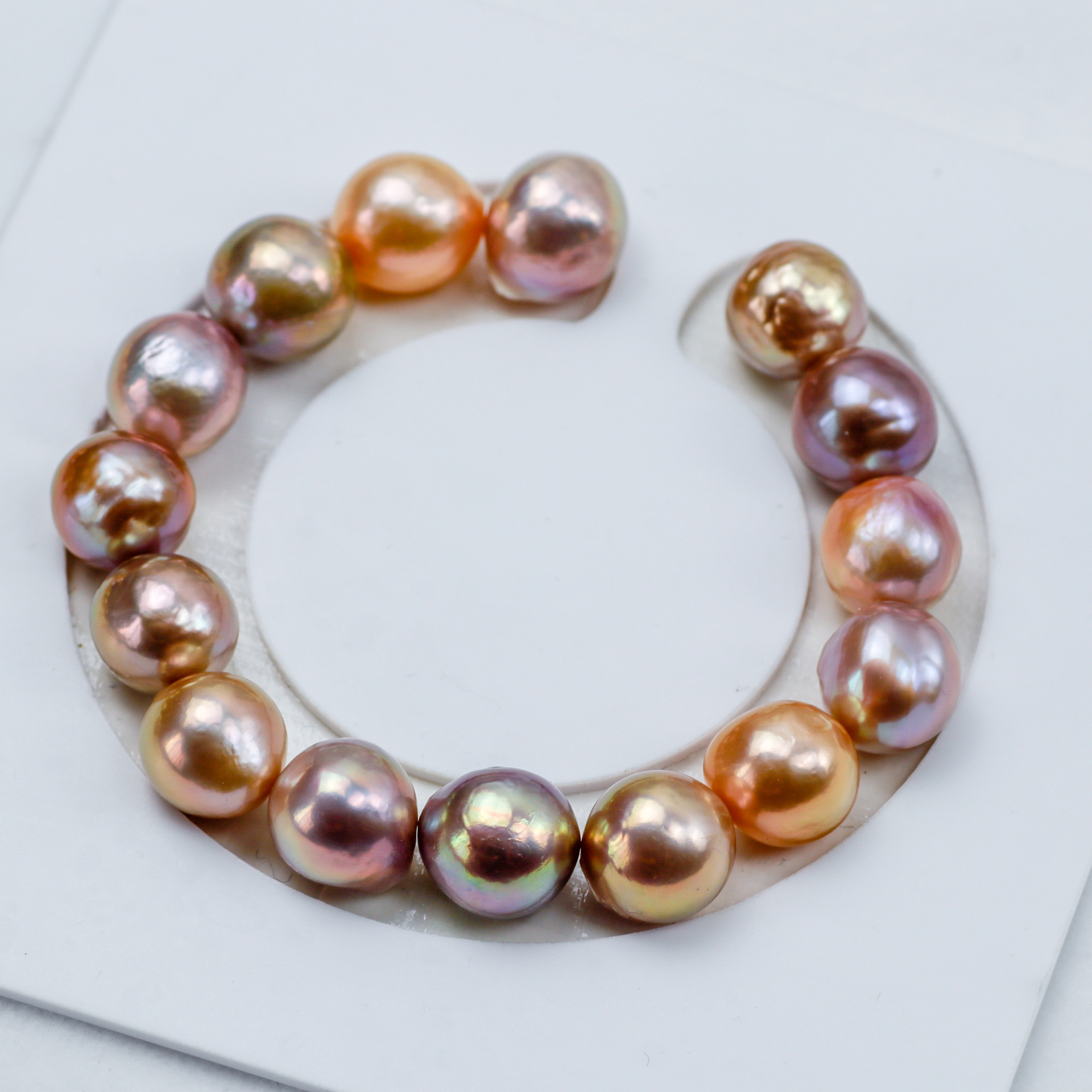 【厂家】异形巴洛克淡水珍珠10-11mm散珠手链 强光 diy直播货源