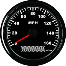 85mm指针GPS速度表里程表测速表迈速表码表 车船改装通用表