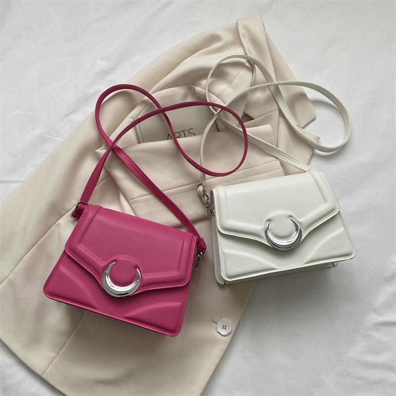 跨境高质量质感女包新款潮流单肩时尚百搭ins简约斜挎包小方包包