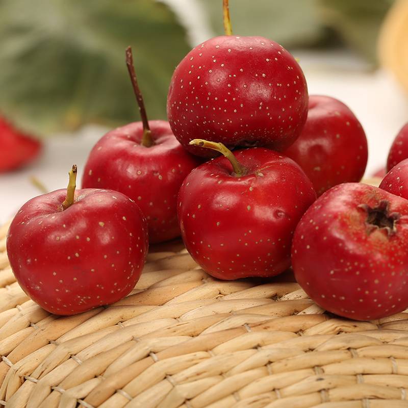 甜口山楂果新鲜山楂果甜红子小山楂山里红樱桃山楂大金星山楂鲜果