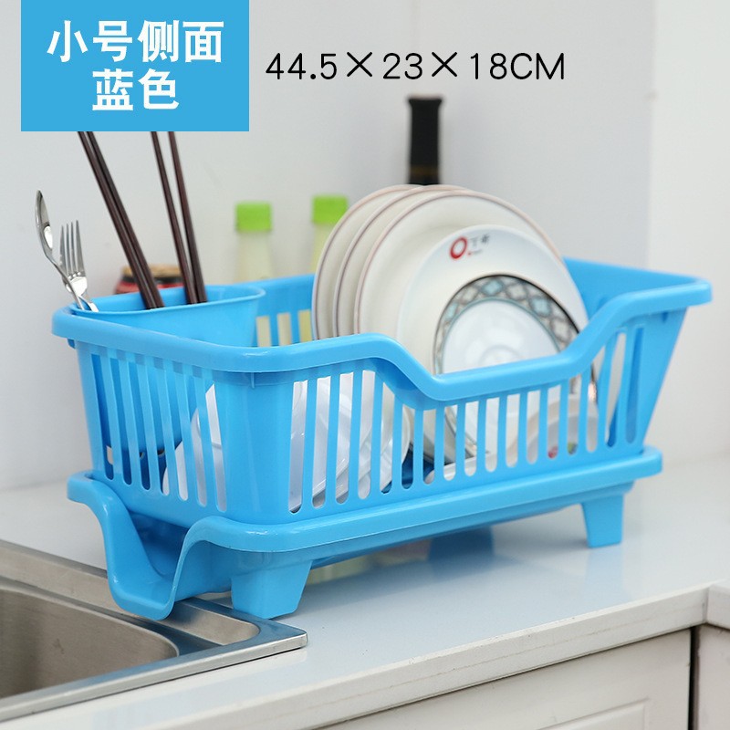 Kitchen Drain Bowl Rack Double-Layer Tableware Bowl and Plates Chopsticks Storage Storage Rack