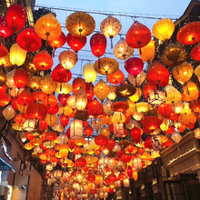 越南钻石布灯笼过年装饰户外防水挂饰街道商场异形布景道具灯批发