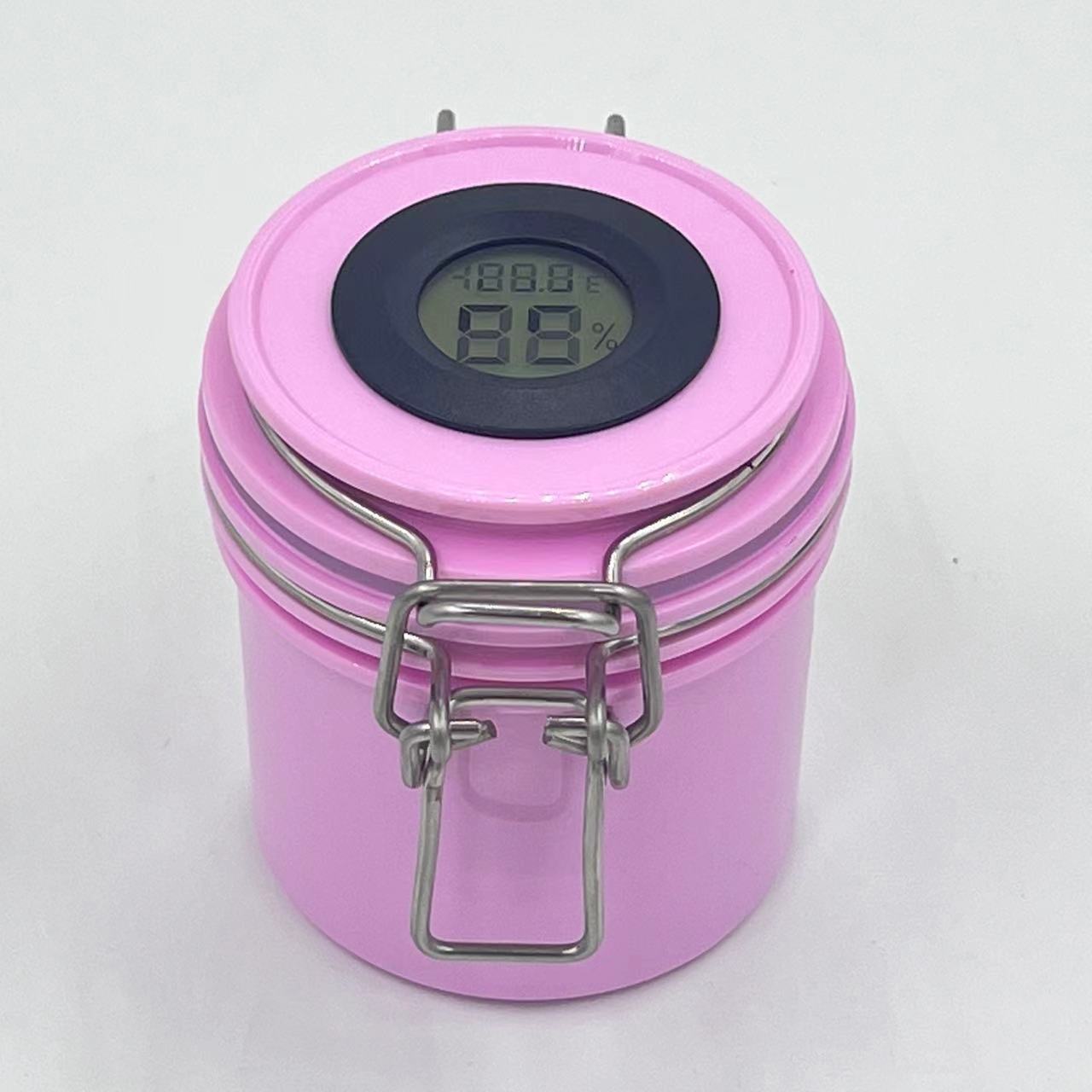 优惠嫁接睫毛胶水储存罐温度计湿度计美睫美妆产品收纳保存密封罐
