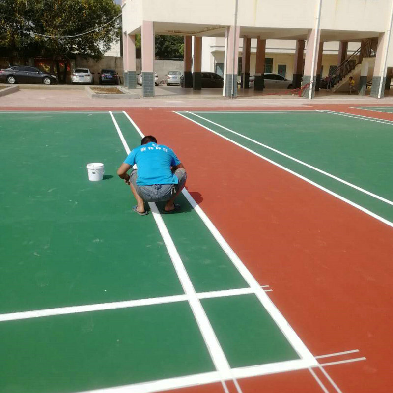 室内羽毛球场设备材料 室内标准羽毛球馆材料 羽毛球地板施工建设