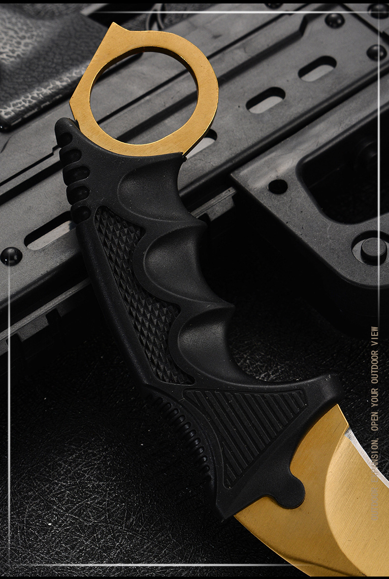 cs爪刀 户外爪子 锋利游戏爪刀 战狼爪刀 户外防身野营求生刀具