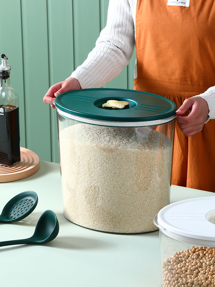 家用厨房装米桶防潮防虫大容量储粮桶密封米桶塑料厨房20kg储米箱