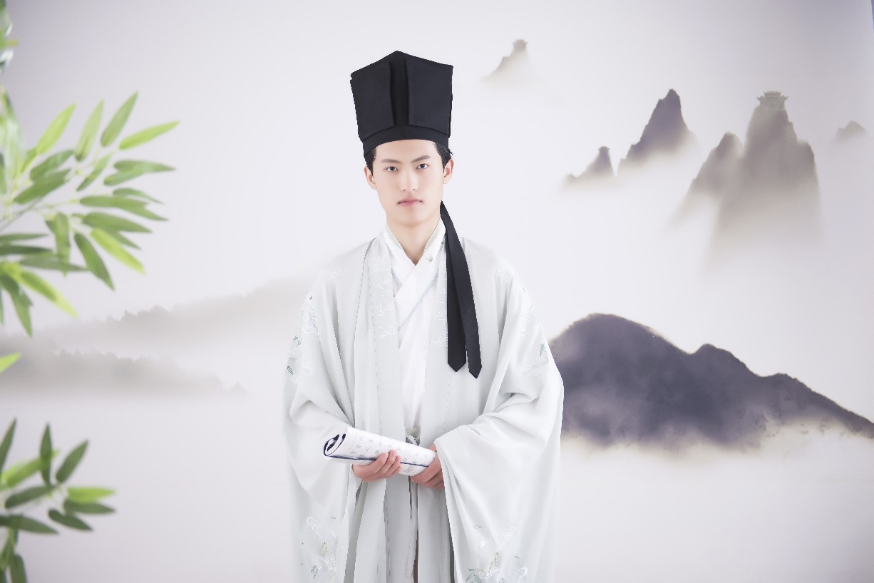 创代设hansh明代东坡巾  宋代 四方平定巾  学生巾古代头巾