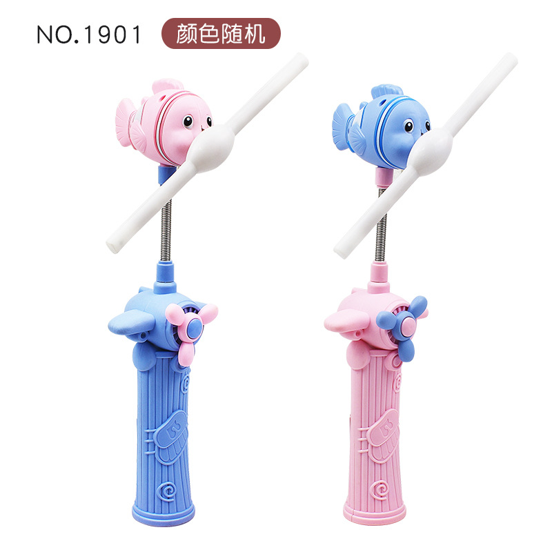 Cross-Border New Arrival Light Baton Cartoon Dinosaur Animal Small Fish Windmill Projection Stick Children's Toy Stall Hot Sale