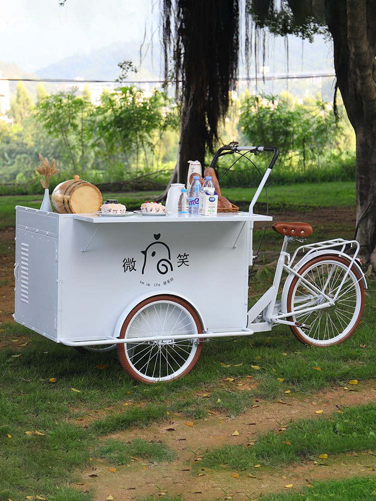 北欧移动餐车奶茶店贩卖车酒店商场活动促销展览车创意摆摊小吃车