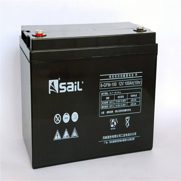 风帆蓄电池6-qw-100 阀控式铅酸12v100ah汽车 轻卡货车解放叉车