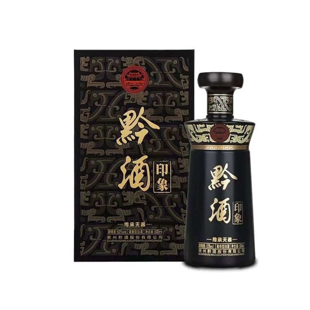黔酒传承天酱53度酱香型白酒整箱批发500ml*6瓶商务