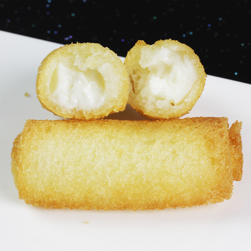 万康脆皮奶卷脆皮奶炸牛奶炸奶 油炸小吃半成品约36条1kg/盒