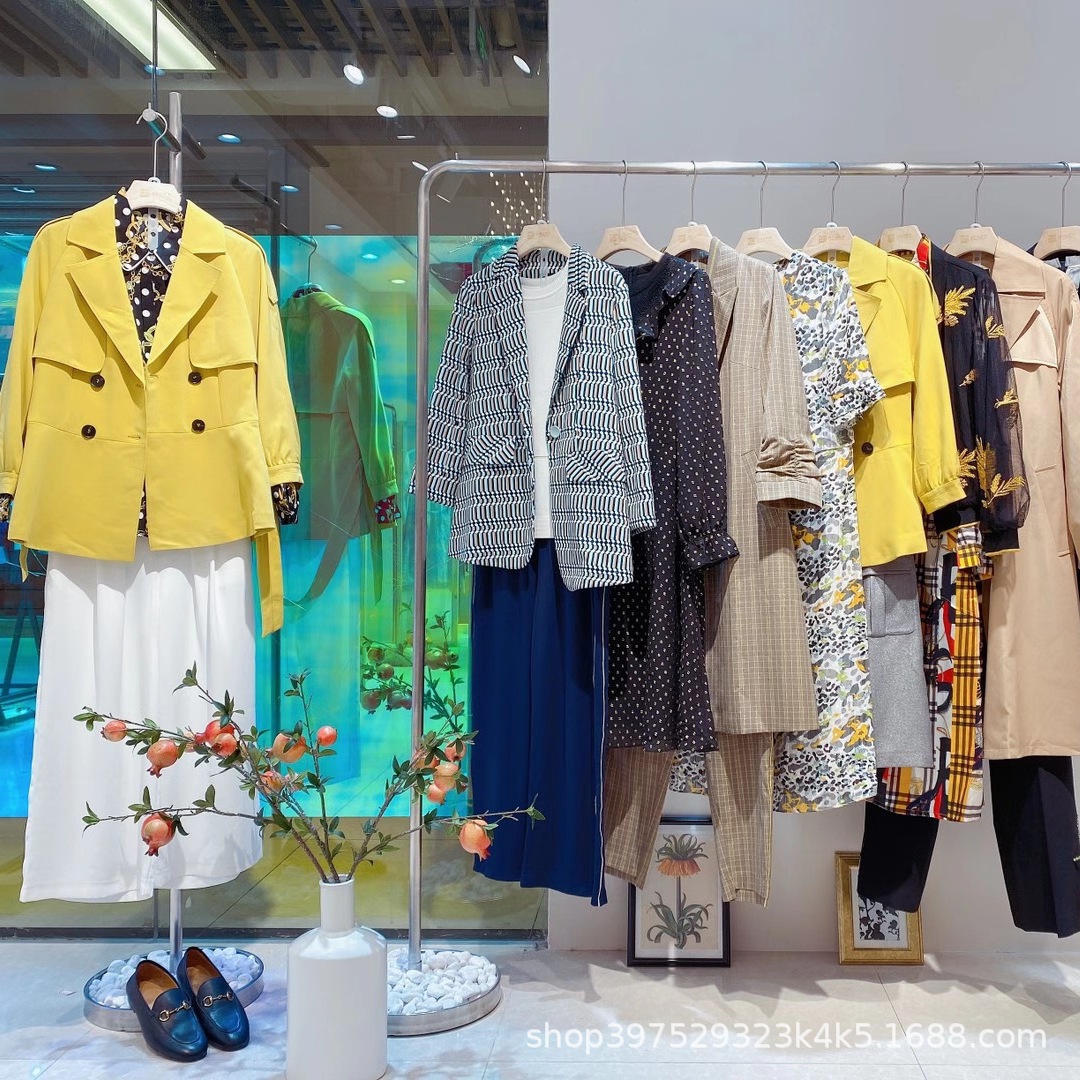 维沙曼 中高端品牌折扣女装连衣裙 专柜撤柜尾货货源实体直播供应