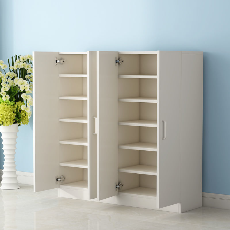 鞋柜实木阳台家用门口出租屋防尘鞋架收纳大容量多层门厅柜独立站