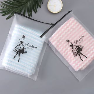 Factory Direct Supply Underwear Pe Plastic Automatic Sealing Bag Men's and Women's Clothing Buggy Bag Socks Packaging Bag Transparent Frosted Bag