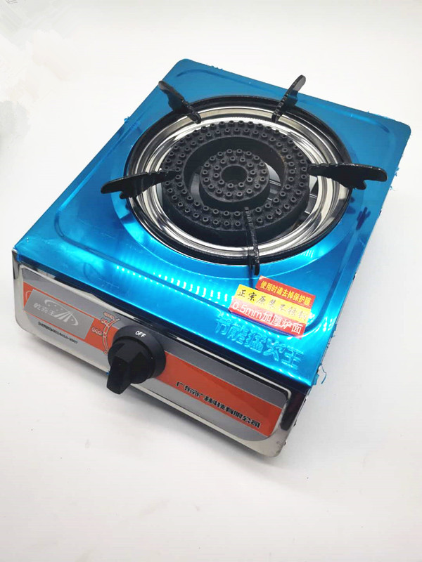 电子打火煤气单灶液化气农村沼气专用不锈钢炉具家用燃气猛火灶头