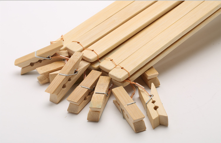 竹裤架4夹竹衣架4头裤夹家用十字夹多功能阳台晾衣架夹子折叠架子