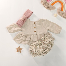 Baby Clothes Luxury Designer For Girls Spring Soft Linen Cot